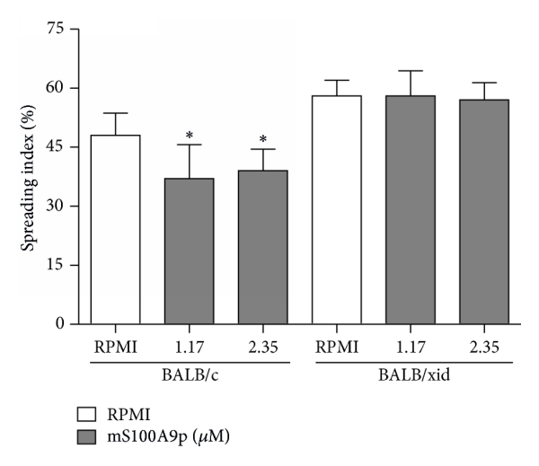 (a) Spreading of peritoneal cells