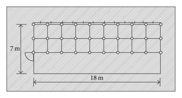 (a) The positions of beacons