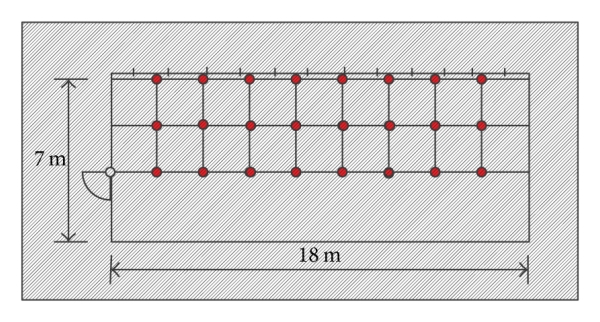 (b) The reference positions